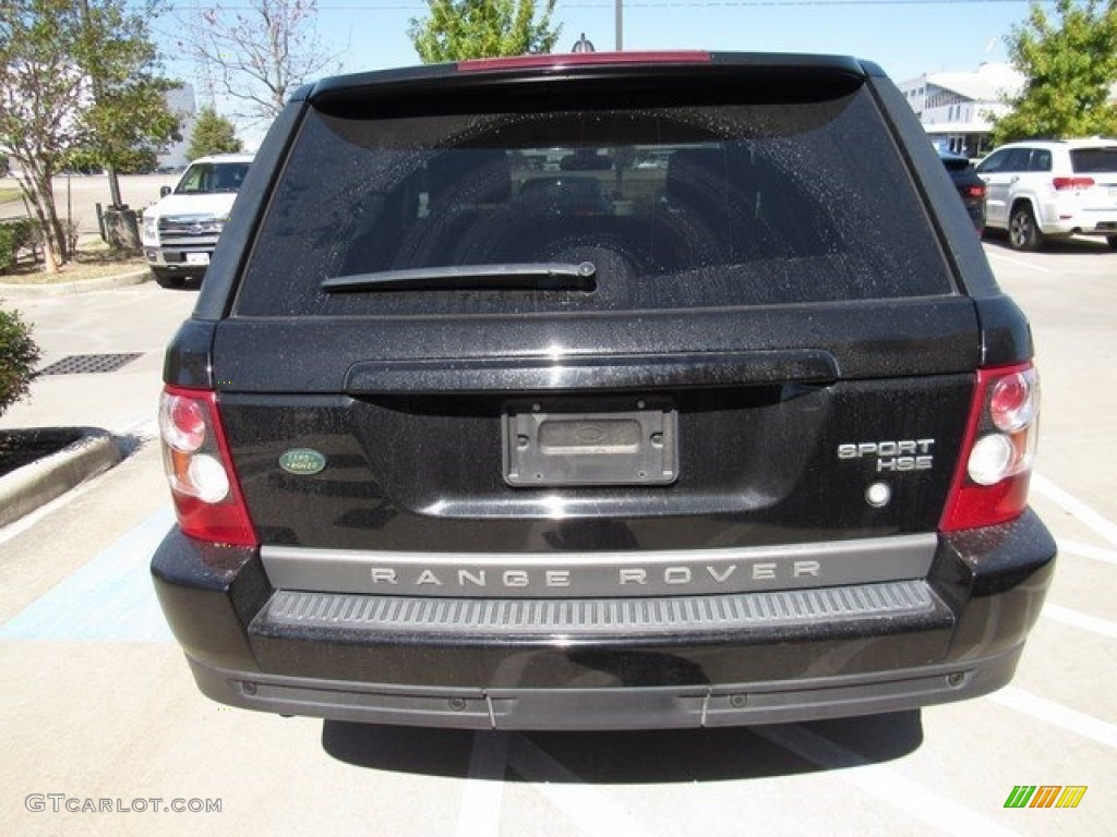 2007 Range Rover Sport HSE - Java Black Pearl / Ebony Black photo #8