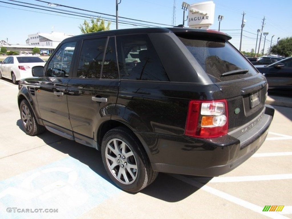 2007 Range Rover Sport HSE - Java Black Pearl / Ebony Black photo #9