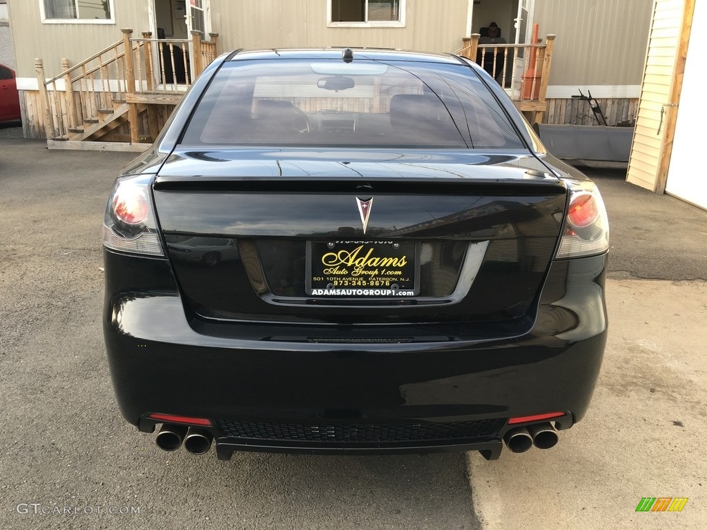 2009 G8 GT - Panther Black / Onyx/Red photo #5