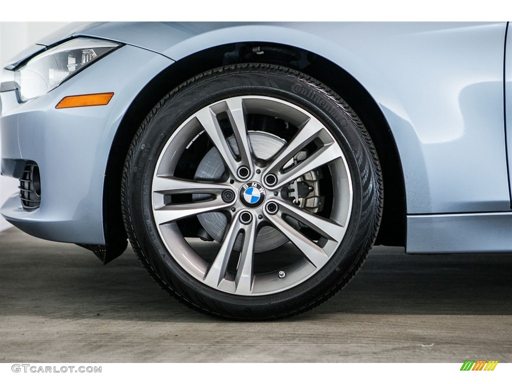 2014 3 Series 320i Sedan - Liquid Blue Metallic / Venetian Beige photo #8