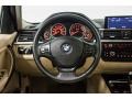 Venetian Beige 2014 BMW 3 Series 320i Sedan Steering Wheel