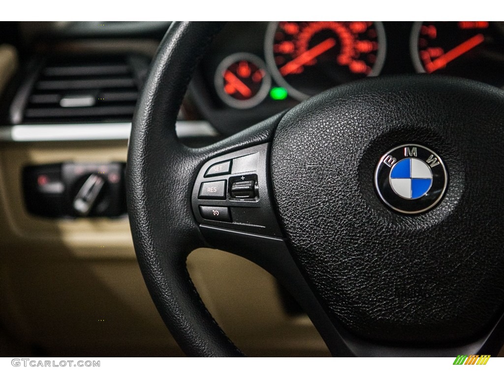 2014 3 Series 320i Sedan - Liquid Blue Metallic / Venetian Beige photo #17