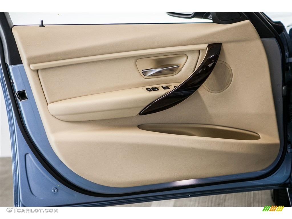 2014 3 Series 320i Sedan - Liquid Blue Metallic / Venetian Beige photo #22