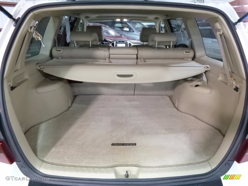 2006 Highlander Limited 4WD - Super White / Ivory Beige photo #14