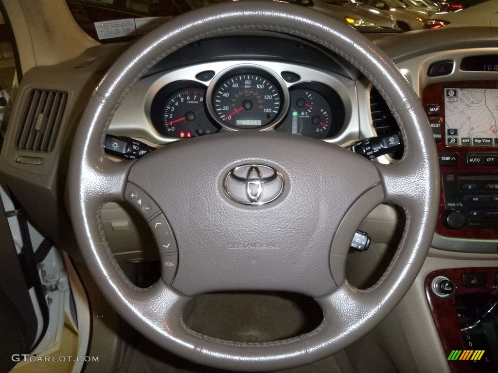 2006 Highlander Limited 4WD - Super White / Ivory Beige photo #21