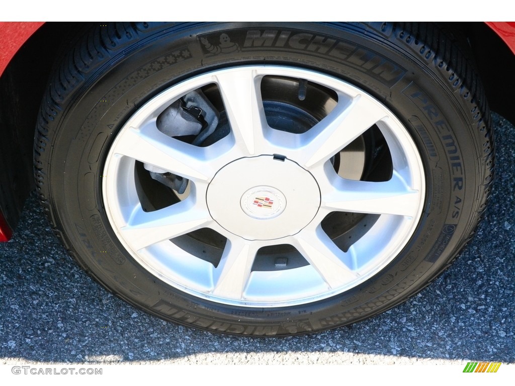 2009 CTS 4 AWD Sedan - Crystal Red / Cashmere/Cocoa photo #20