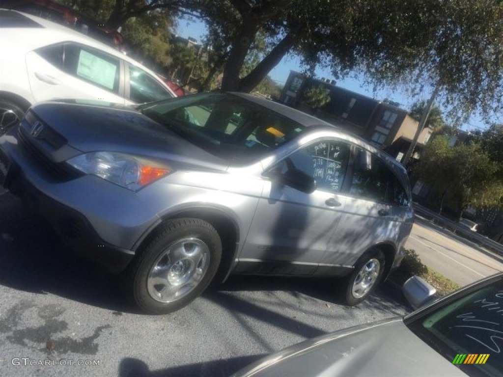 2008 CR-V LX - Whistler Silver Metallic / Gray photo #7