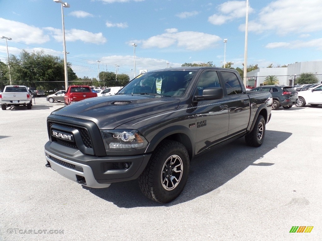 2016 1500 Rebel Crew Cab 4x4 - Granite Crystal Metallic / Rebel Theme Red/Black photo #1