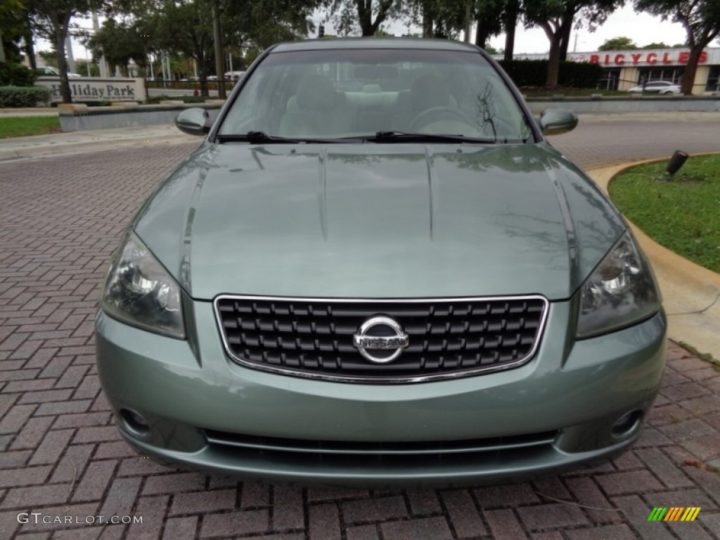 2006 Altima 2.5 S - Mystic Emerald Metallic / Blond photo #15
