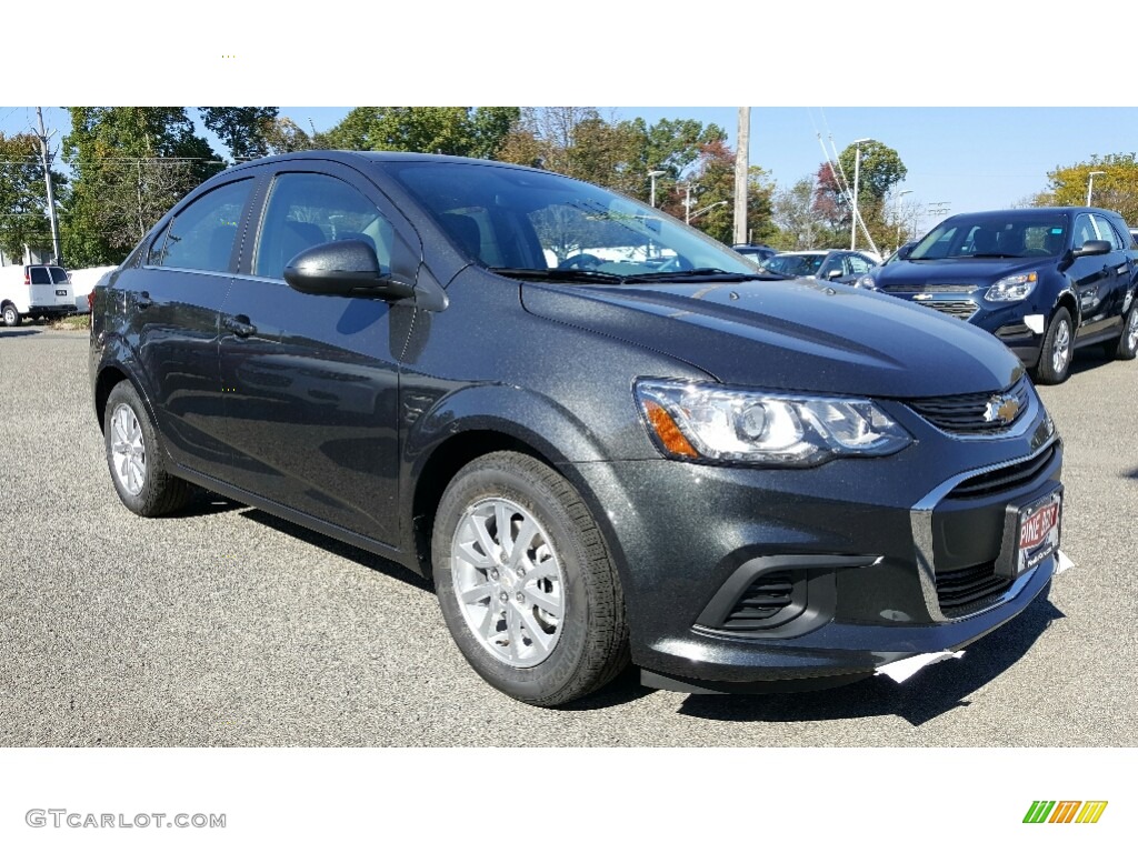 2017 Sonic LT Sedan - Nightfall Gray Metallic / Jet Black/Dark Titanium photo #1