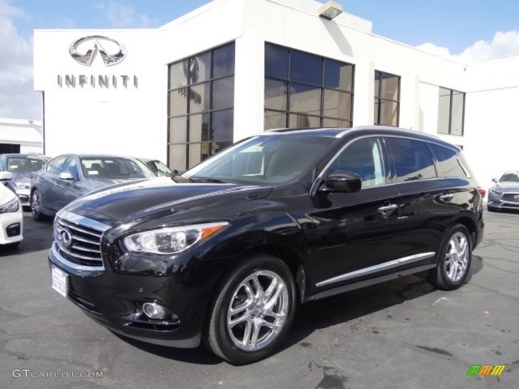 2013 JX 35 AWD - Black Obsidian / Graphite photo #1