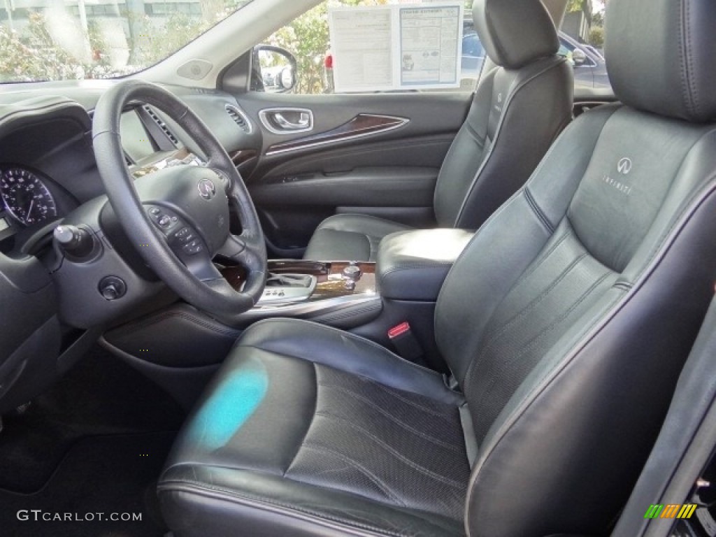 2013 JX 35 AWD - Black Obsidian / Graphite photo #9