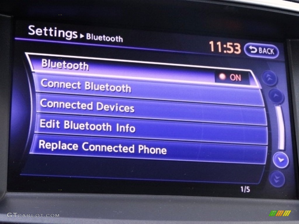 2013 JX 35 AWD - Black Obsidian / Graphite photo #19