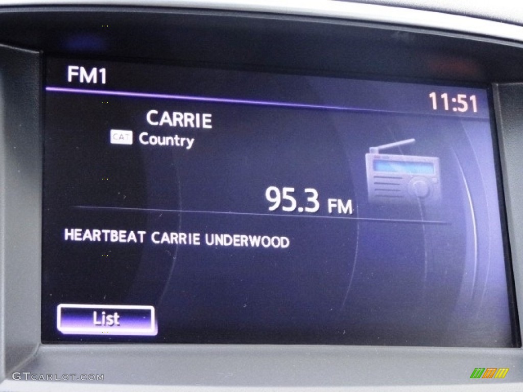 2013 JX 35 AWD - Black Obsidian / Graphite photo #37