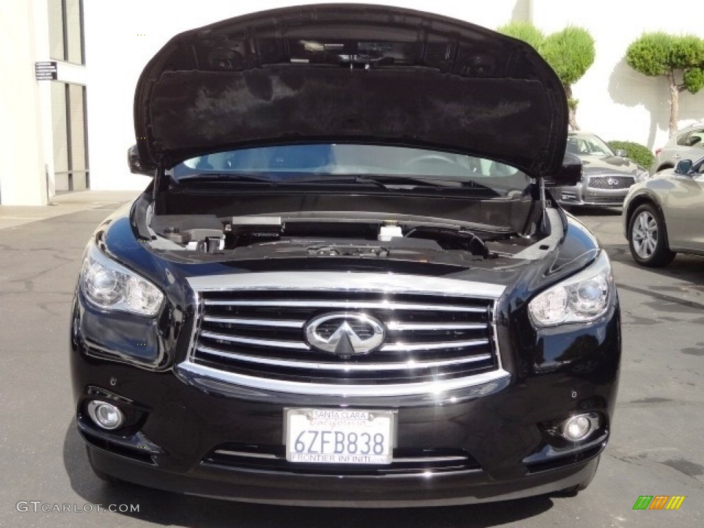 2013 JX 35 AWD - Black Obsidian / Graphite photo #46