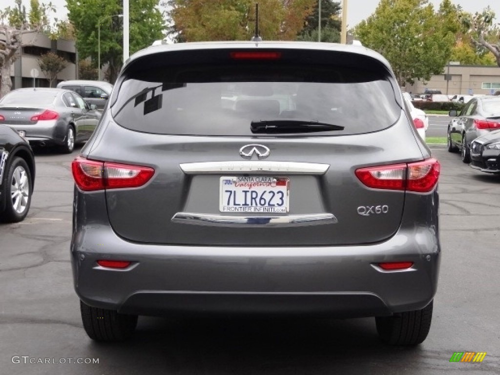 2015 QX60 3.5 AWD - Graphite Shadow / Graphite photo #6