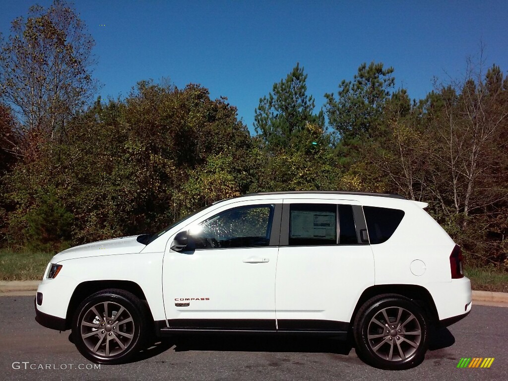 Bright White 2017 Jeep Compass 75th Anniversary Edition Exterior Photo #116418308