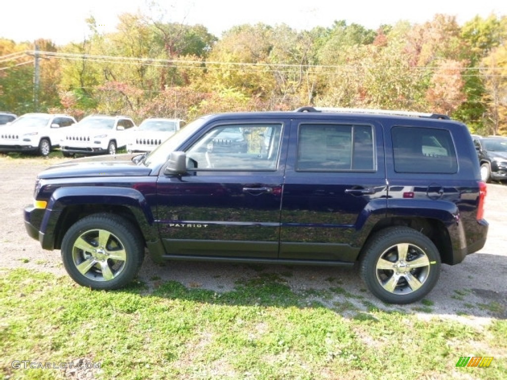 2017 Patriot Latitude 4x4 - True Blue Pearl / Dark Slate Gray photo #3