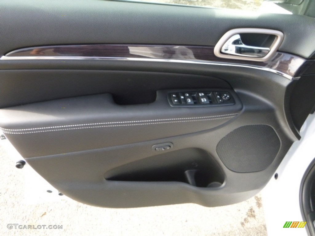 2017 Grand Cherokee Overland 4x4 - Ivory Tri-Coat / Black photo #13