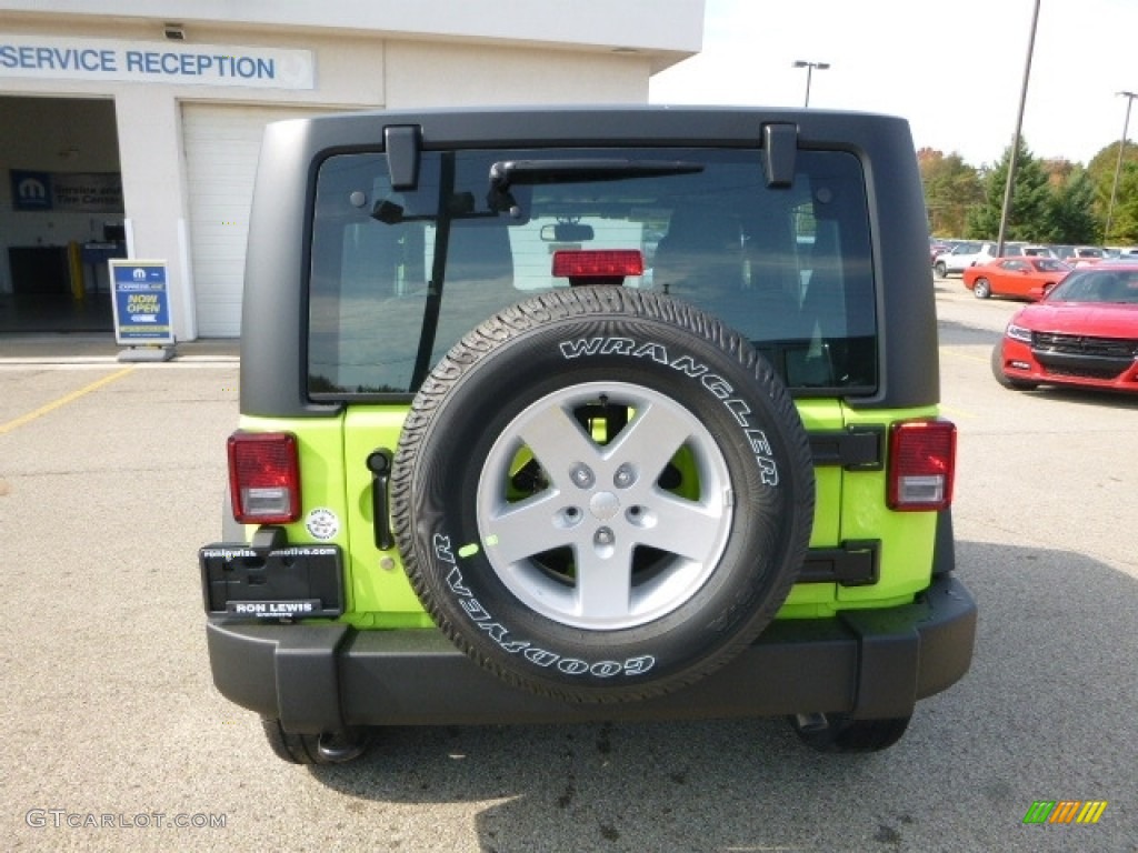 2017 Wrangler Sport 4x4 - Hypergreen / Black photo #5