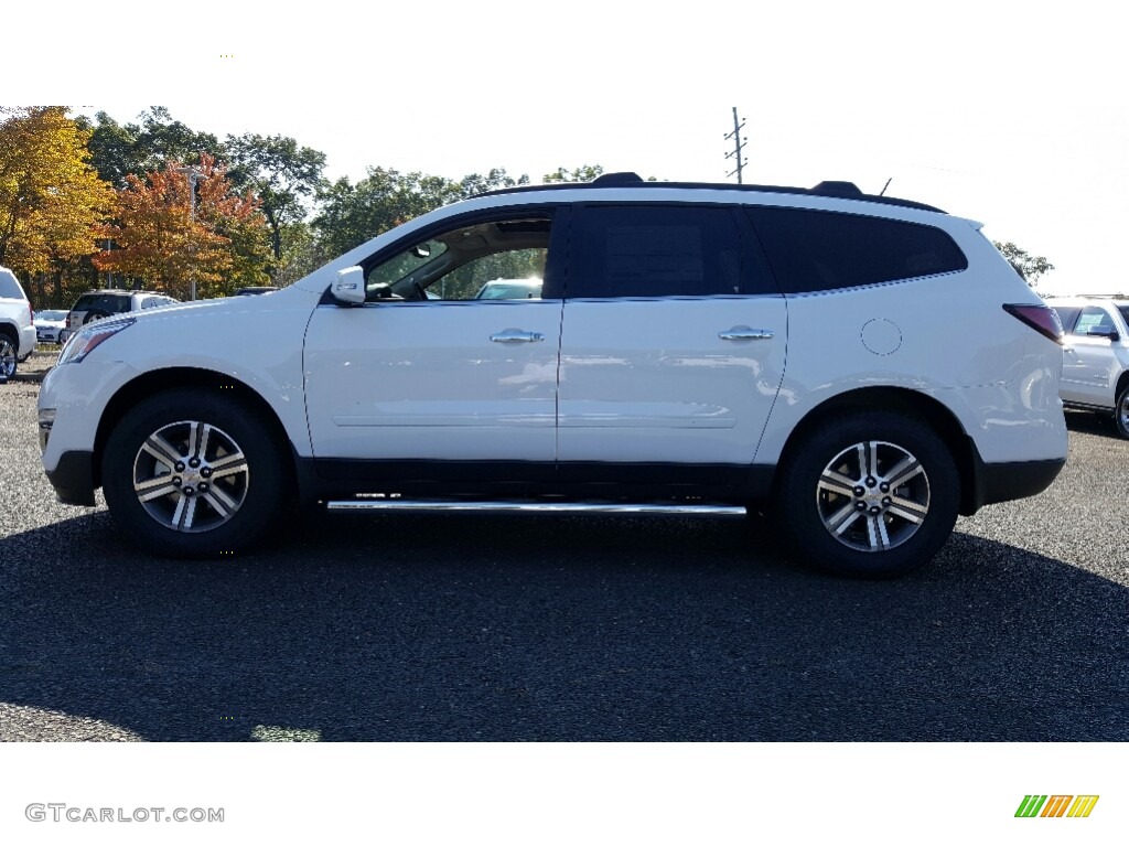 2017 Traverse LT AWD - Summit White / Ebony/Saddle Up photo #3