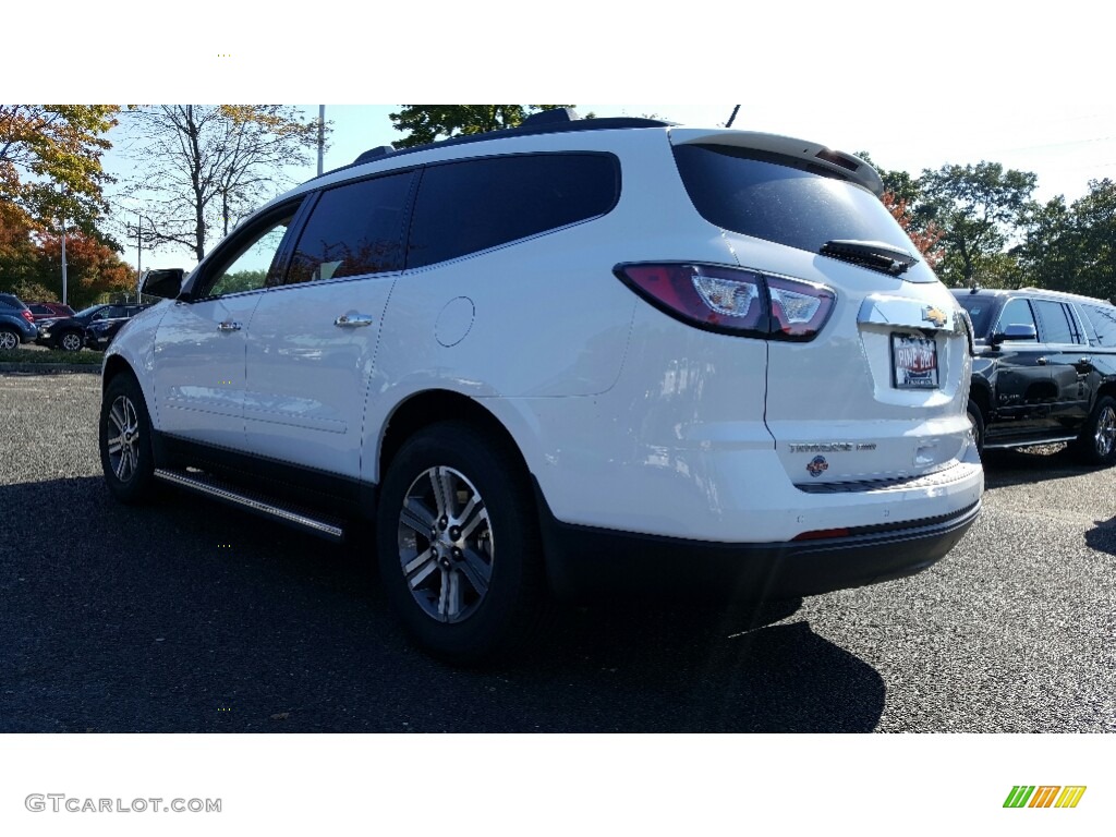 2017 Traverse LT AWD - Summit White / Ebony/Saddle Up photo #4