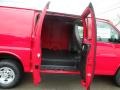 2017 Red Hot Chevrolet Express 3500 Cargo WT  photo #36