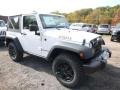 Bright White 2017 Jeep Wrangler Willys Wheeler 4x4 Exterior