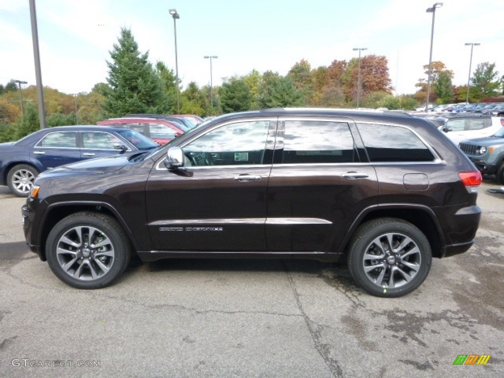 Luxury Brown Pearl 2017 Jeep Grand Cherokee Overland 4x4 Exterior Photo #116420624
