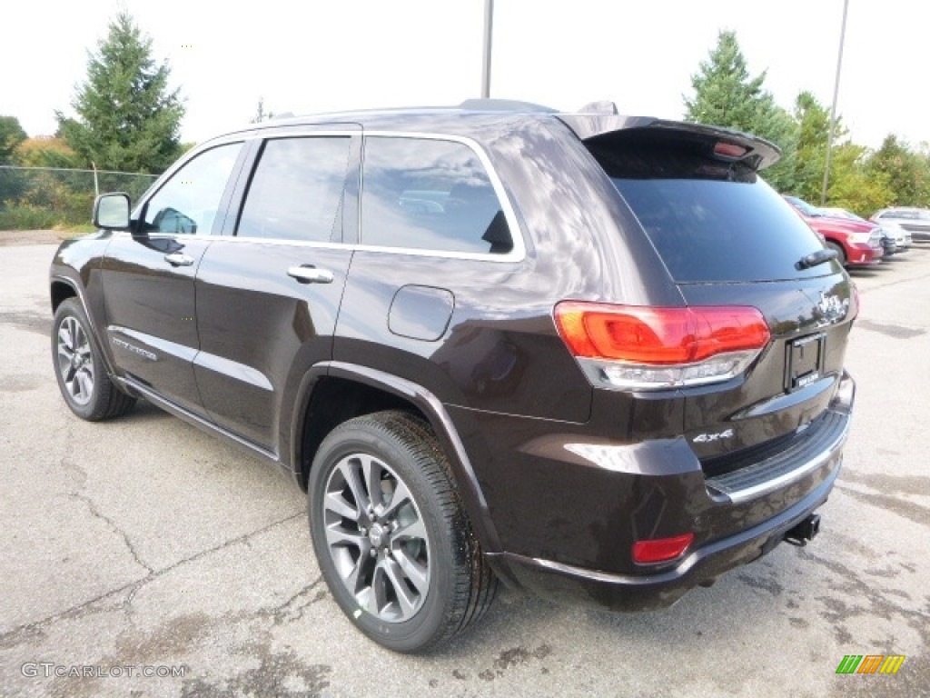 2017 Grand Cherokee Overland 4x4 - Luxury Brown Pearl / Black photo #5