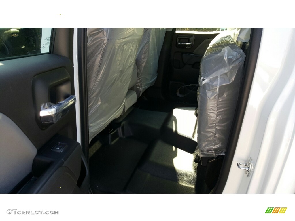 2017 Silverado 1500 WT Double Cab 4x4 - Summit White / Dark Ash/Jet Black photo #8