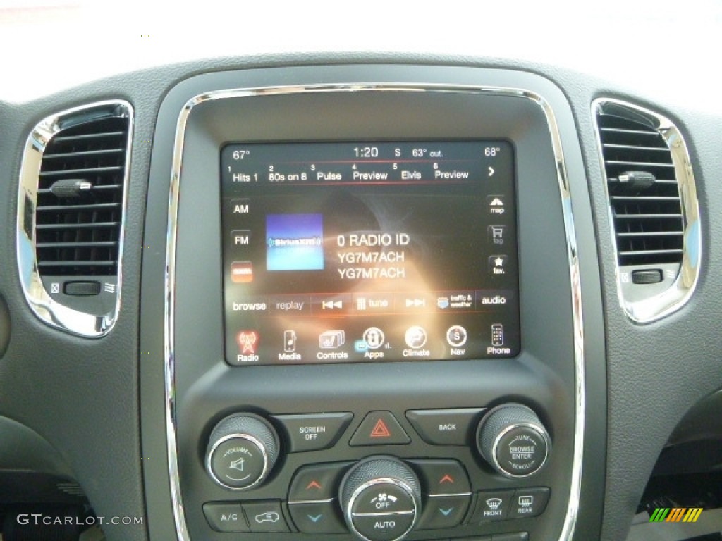 2017 Durango GT AWD - Granite Metallic / Black photo #19