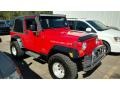Flame Red 2004 Jeep Wrangler Unlimited 4x4
