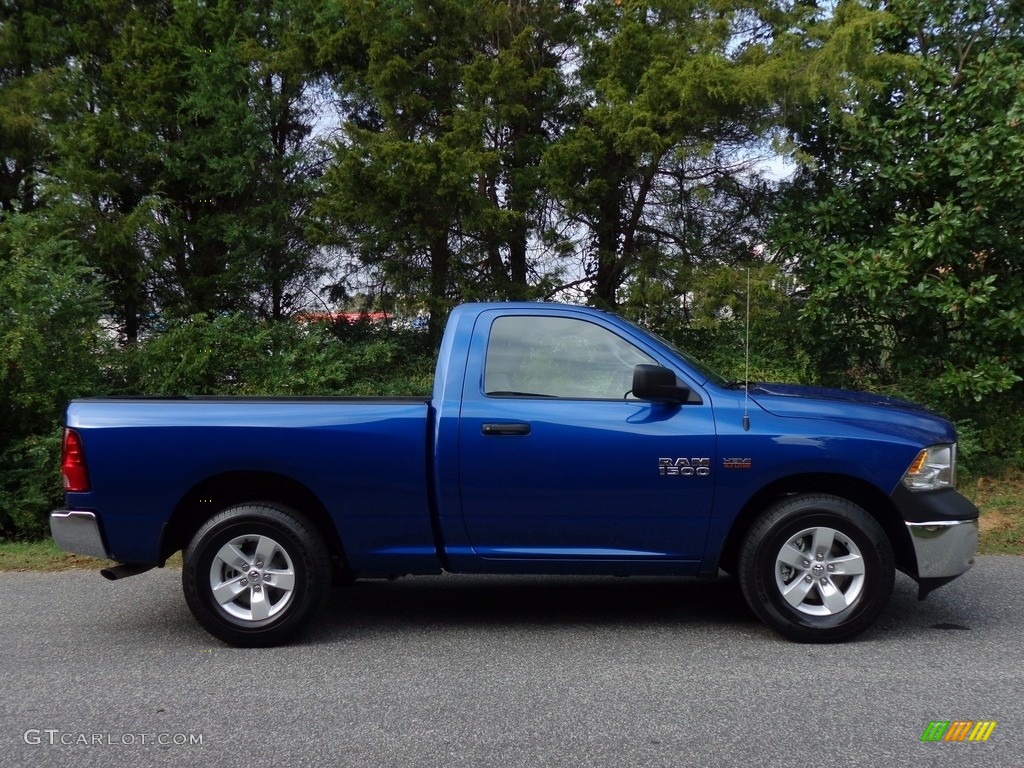 2017 1500 Tradesman Regular Cab - Blue Streak Pearl / Black/Diesel Gray photo #5