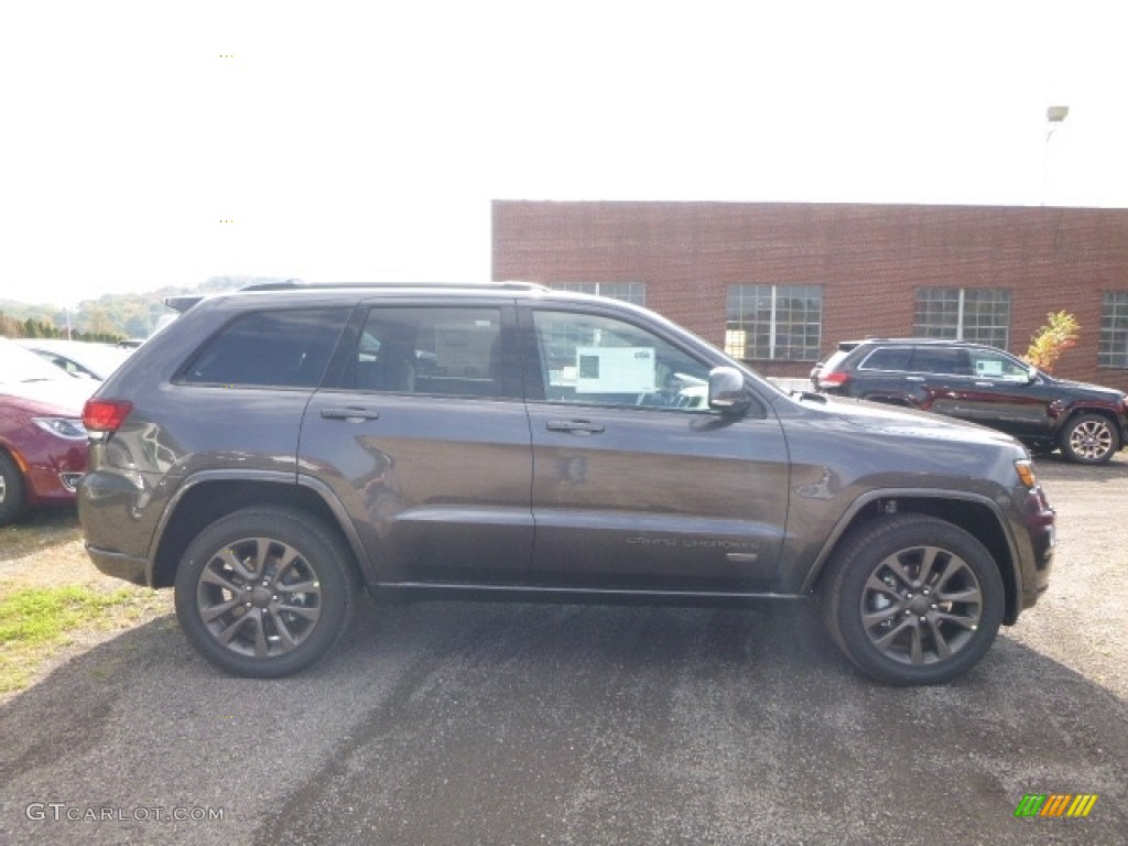 2017 Grand Cherokee Limited 75th Annivesary Edition 4x4 - Granite Crystal Metallic / Black photo #7