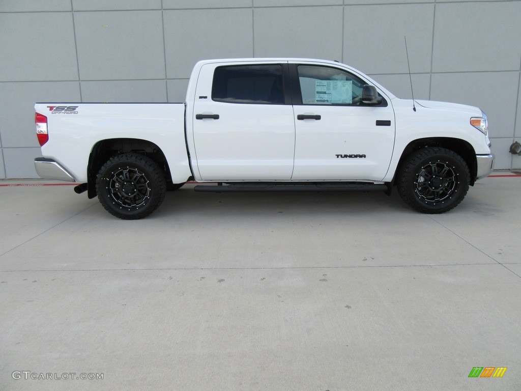 Super White 2017 Toyota Tundra SR5 TSS Off-Road CrewMax Exterior Photo #116428223