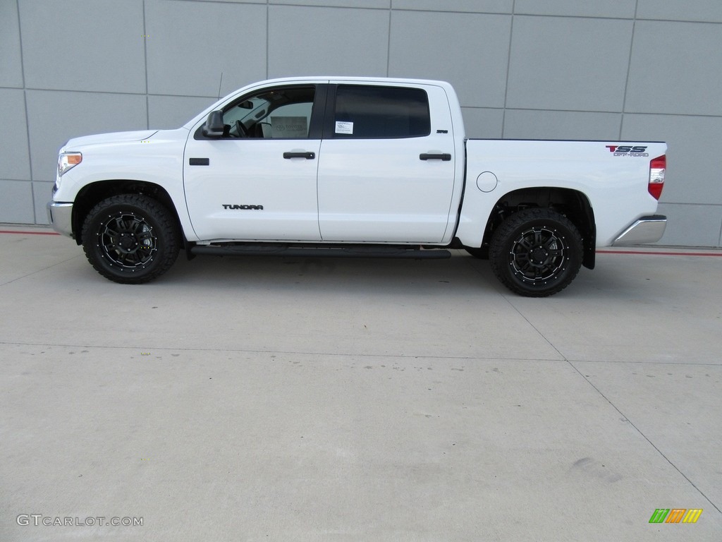 Super White 2017 Toyota Tundra SR5 TSS Off-Road CrewMax Exterior Photo #116428274