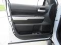 Black 2017 Toyota Tundra SR5 TSS Off-Road CrewMax Door Panel