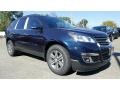 2017 Blue Velvet Metallic Chevrolet Traverse LT AWD  photo #1