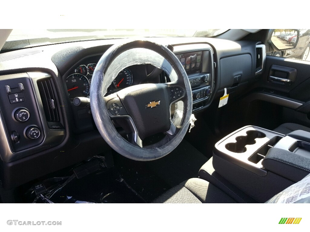 2017 Silverado 1500 LT Double Cab 4x4 - Deep Ocean Blue Metallic / Jet Black photo #9