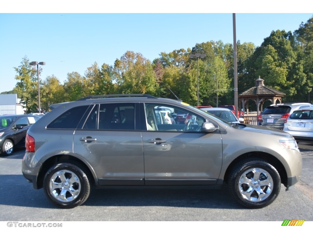 2013 Edge SEL AWD - Mineral Gray Metallic / Medium Light Stone photo #2