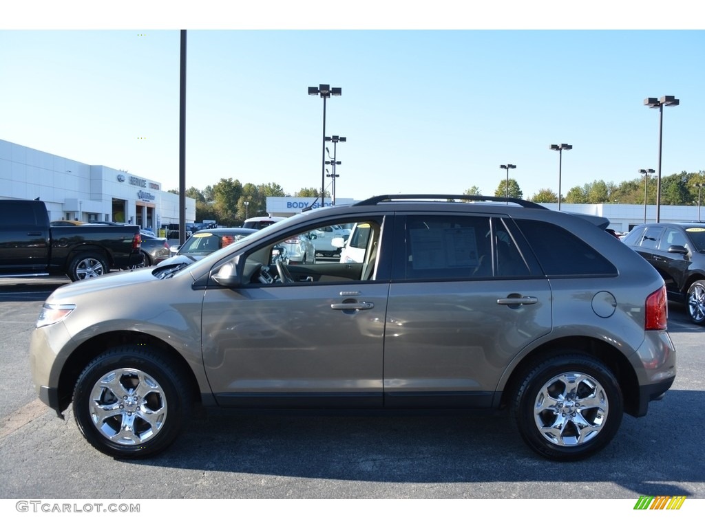 2013 Edge SEL AWD - Mineral Gray Metallic / Medium Light Stone photo #6