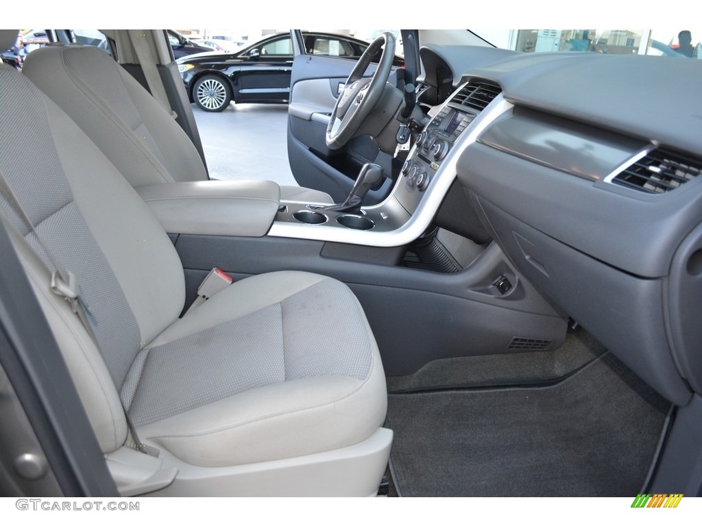 2013 Edge SEL AWD - Mineral Gray Metallic / Medium Light Stone photo #15