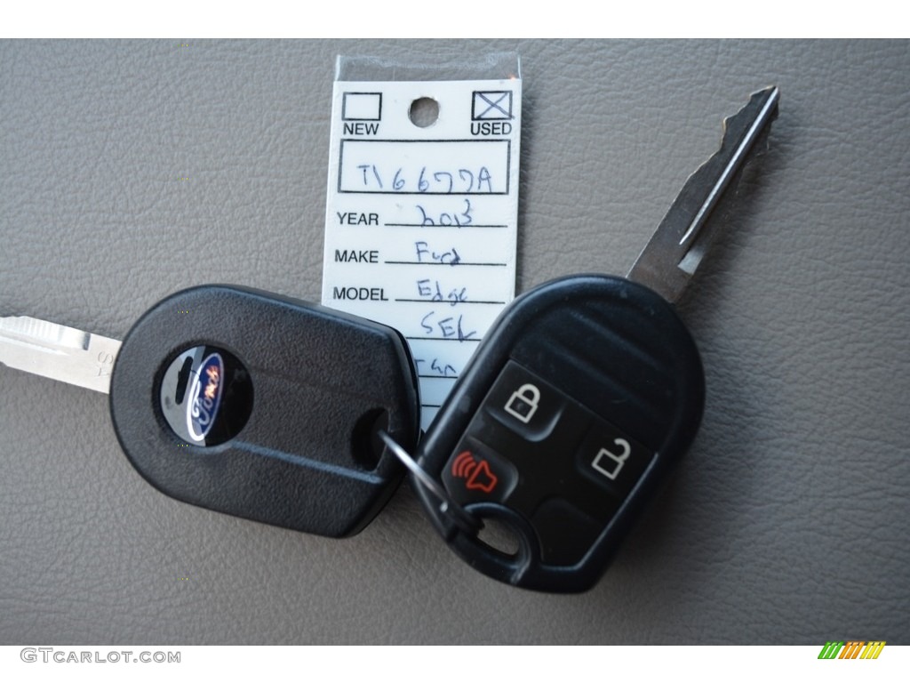 2013 Edge SEL AWD - Mineral Gray Metallic / Medium Light Stone photo #21