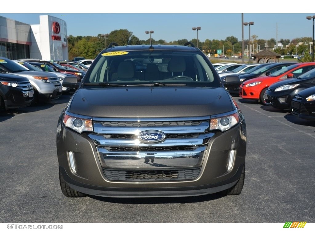 2013 Edge SEL AWD - Mineral Gray Metallic / Medium Light Stone photo #22