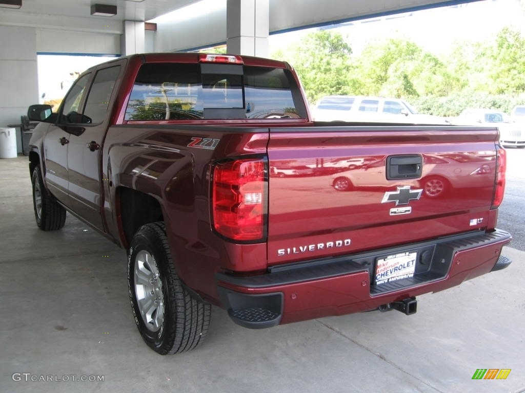 2017 Silverado 1500 LT Crew Cab 4x4 - Siren Red Tintcoat / Jet Black photo #3