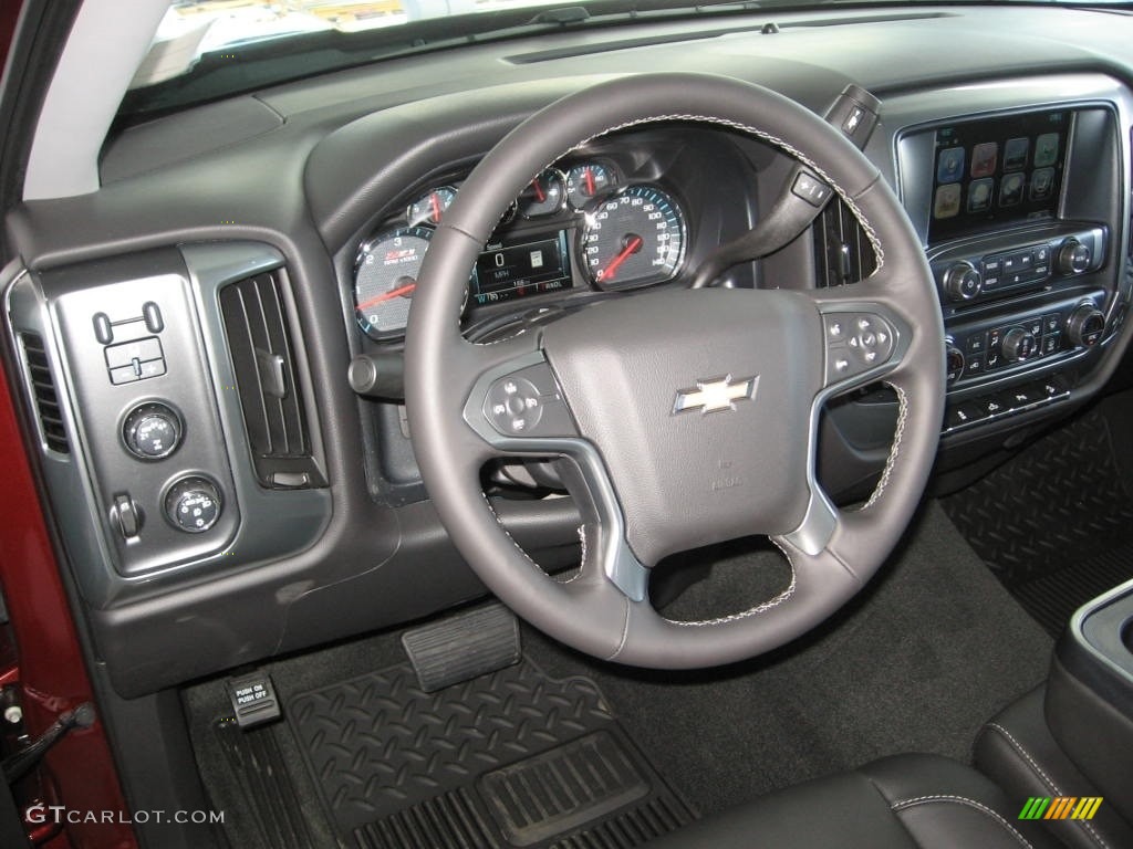 2017 Silverado 1500 LT Crew Cab 4x4 - Siren Red Tintcoat / Jet Black photo #6