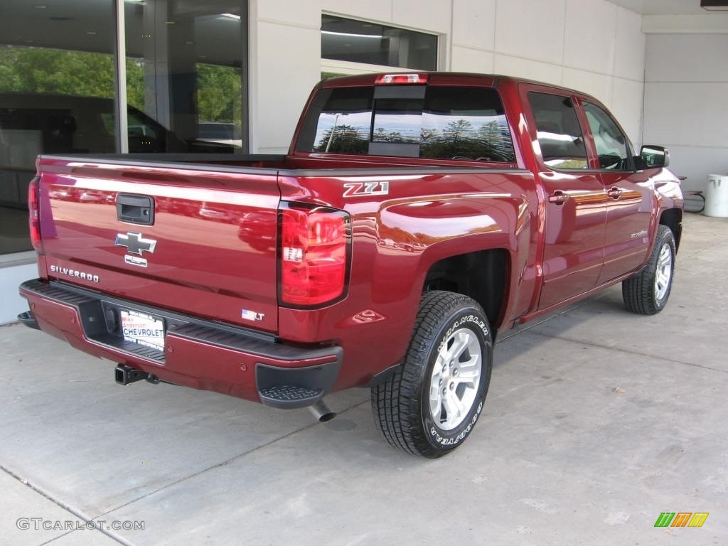 2017 Silverado 1500 LT Crew Cab 4x4 - Siren Red Tintcoat / Jet Black photo #15