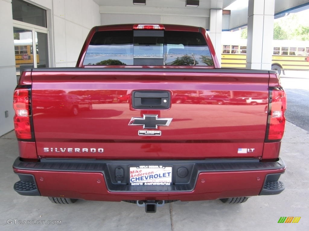 2017 Silverado 1500 LT Crew Cab 4x4 - Siren Red Tintcoat / Jet Black photo #16