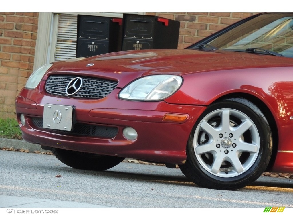 2004 SLK 230 Kompressor Roadster - Firemist Red Metallic / Charcoal photo #3
